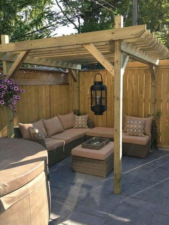 Hanging Lanterns Transform Pergola Light