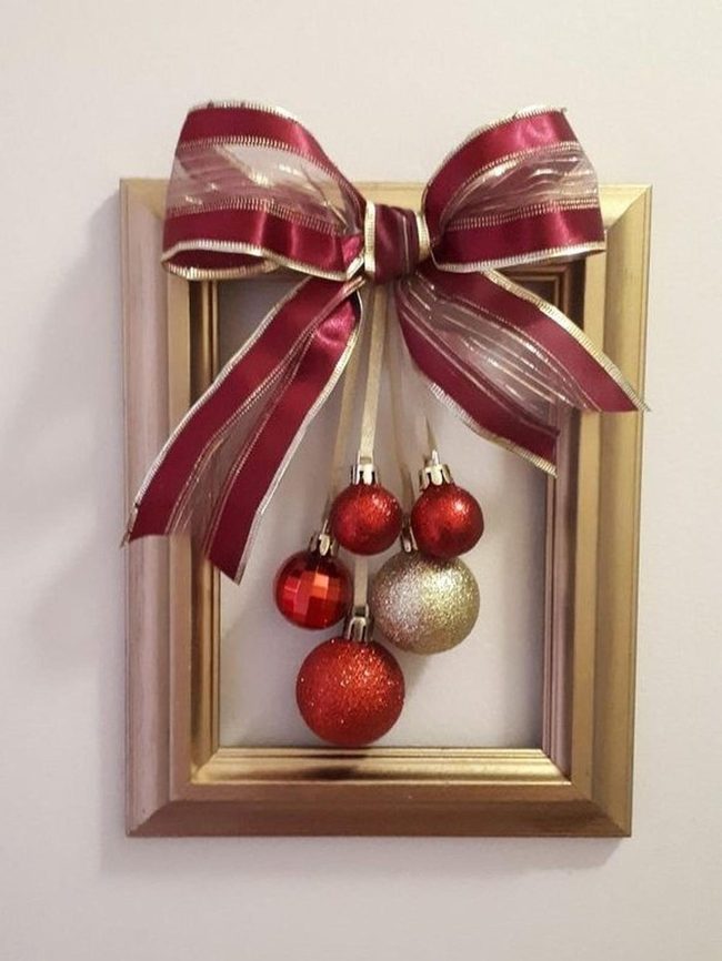 Gold Frames Red Ornaments Pop