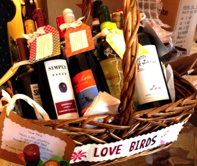 Favorite Drinks Celebration Basket