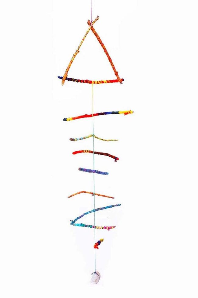Swaying Twigs With Bright String