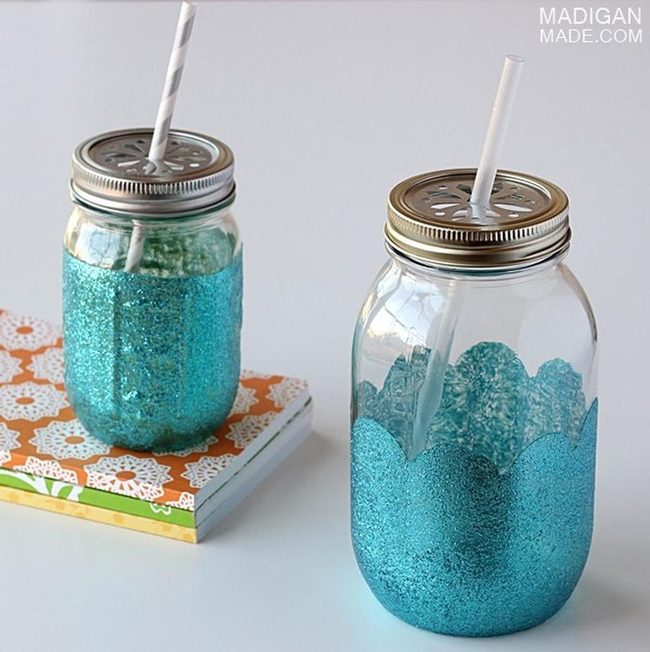 Blue Sparkle Drinking Vessels