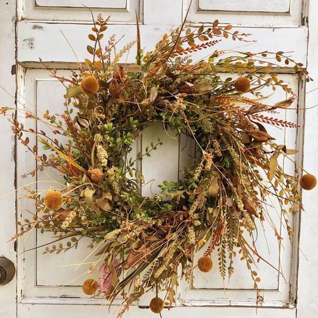 Dried Botanicals On Weathered White