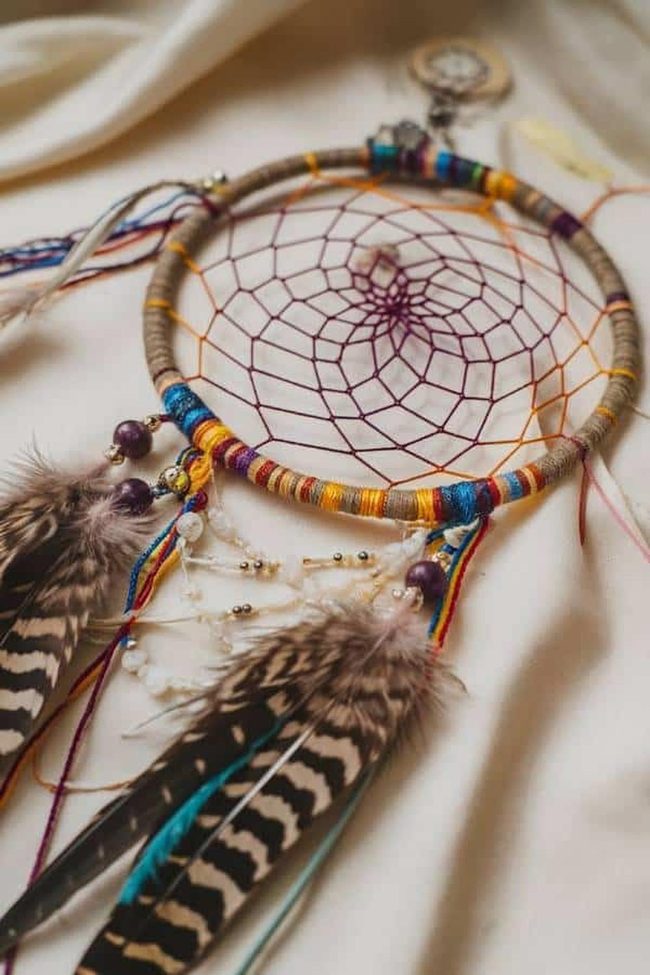 Beaded Thread Hoops For Dreams
