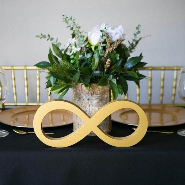 Handmade Wood Infinity Symbol
