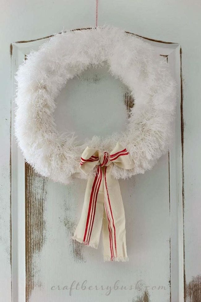 Soft Ribbon Winter Welcome