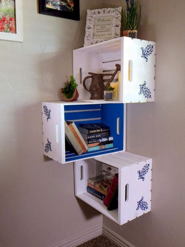 White Boxes Blue Interior Geometry