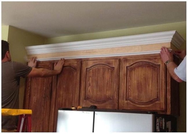 Crown Molding Cabinet Tops