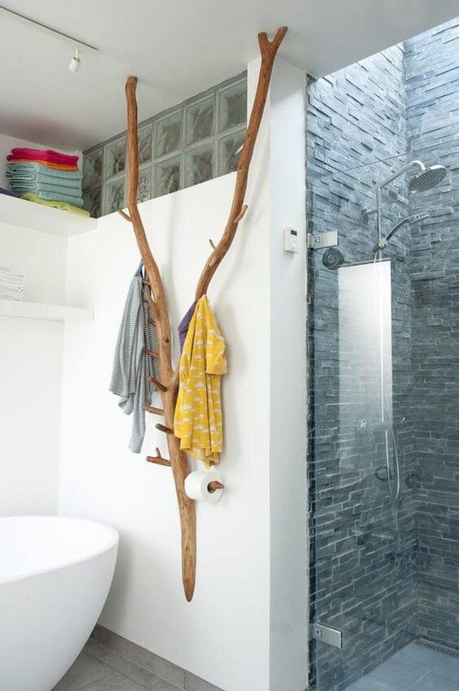Driftwood Meets Stone Minimalism