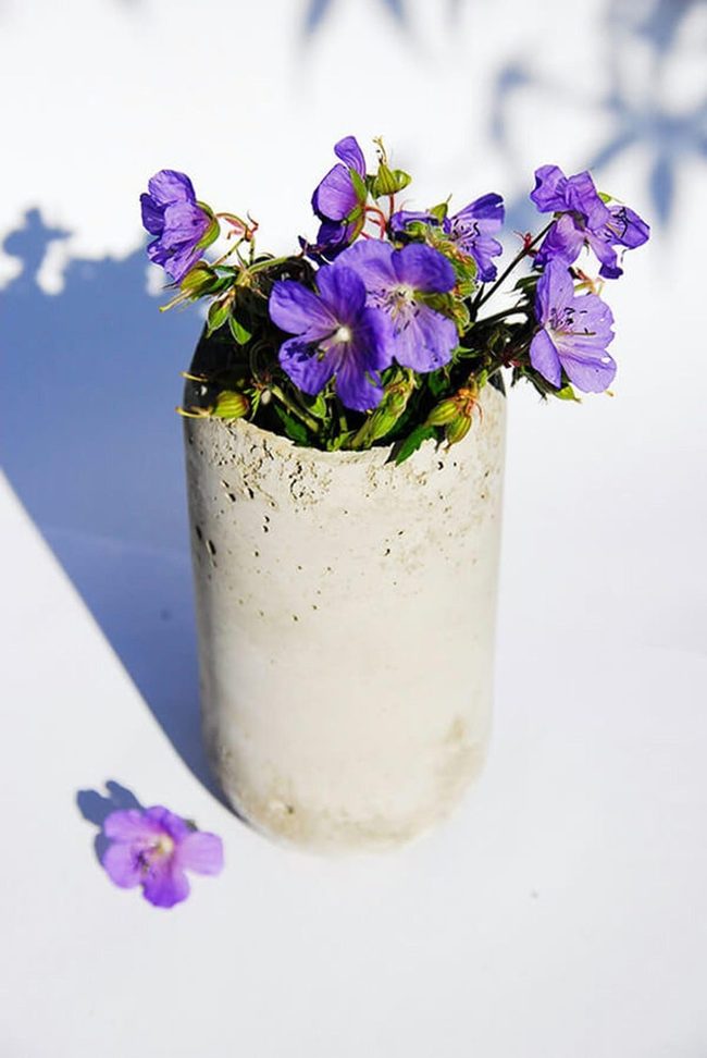 Raw Concrete Garden Cylinder