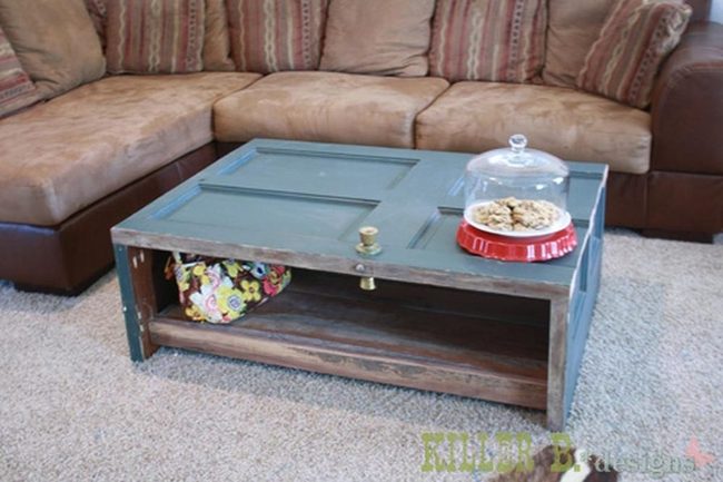 Blue Door Coffee Table Statement