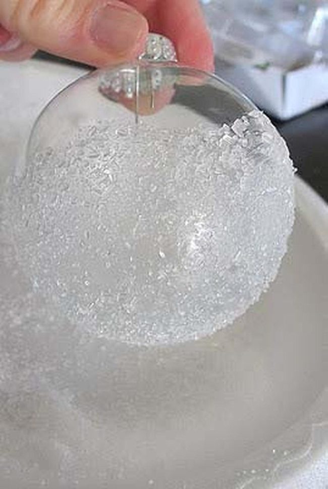 Epsom Salt Crystal Ornaments Sparkle