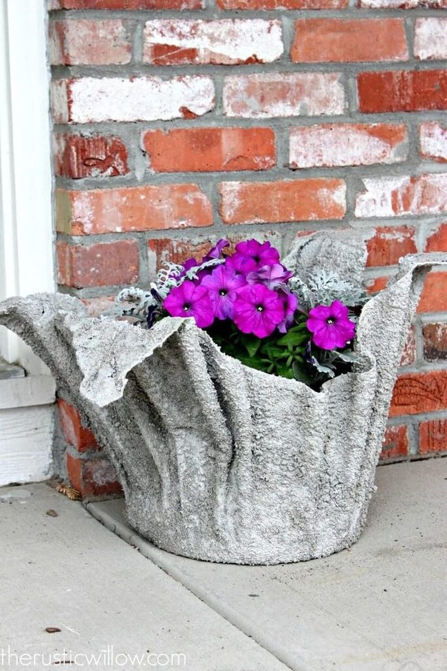 Concrete Pots, Personal Garden Statement