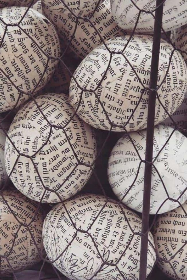 Newspaper-Wrapped Paper Eggs