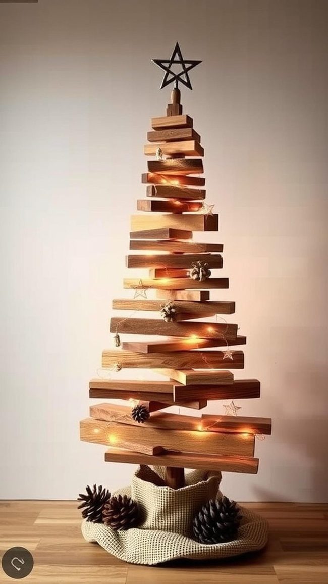 Weathered Wood Holiday Tree
