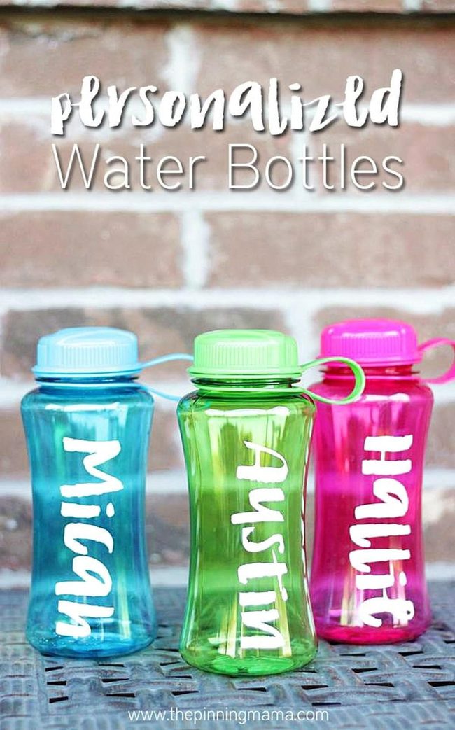 Colorful Bottles With Bold White Names