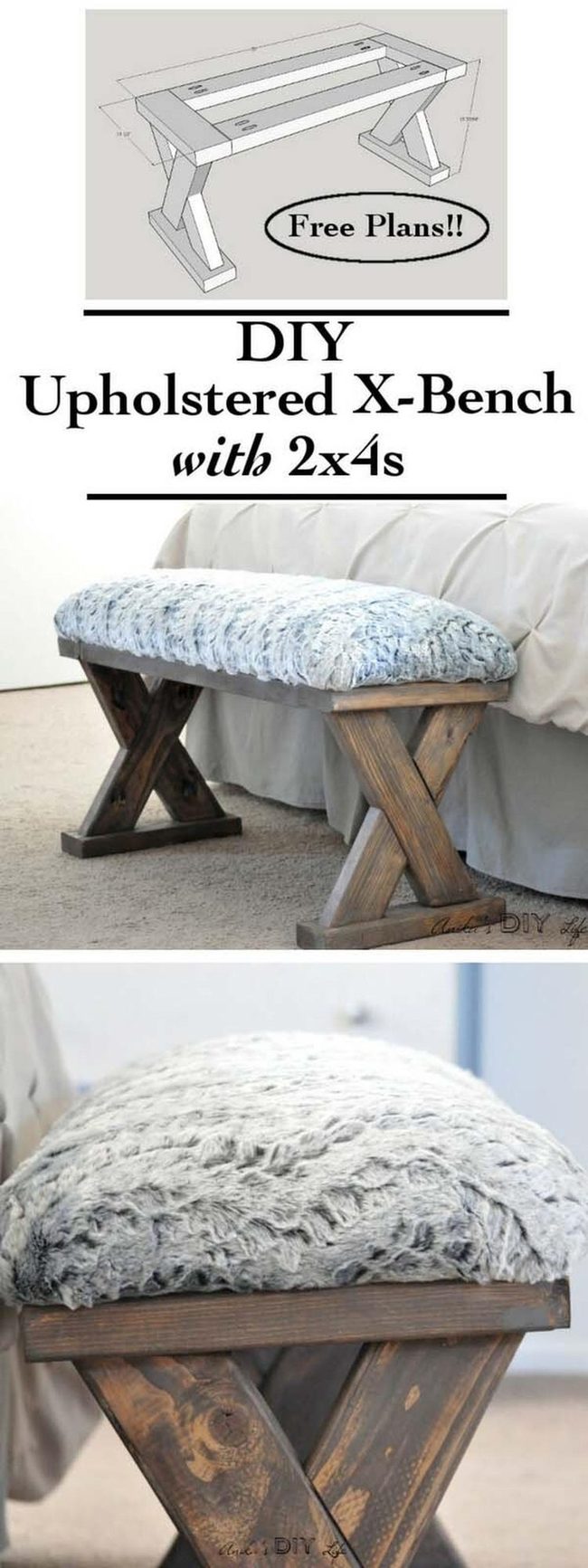 Bedroom Bench Dual Purpose