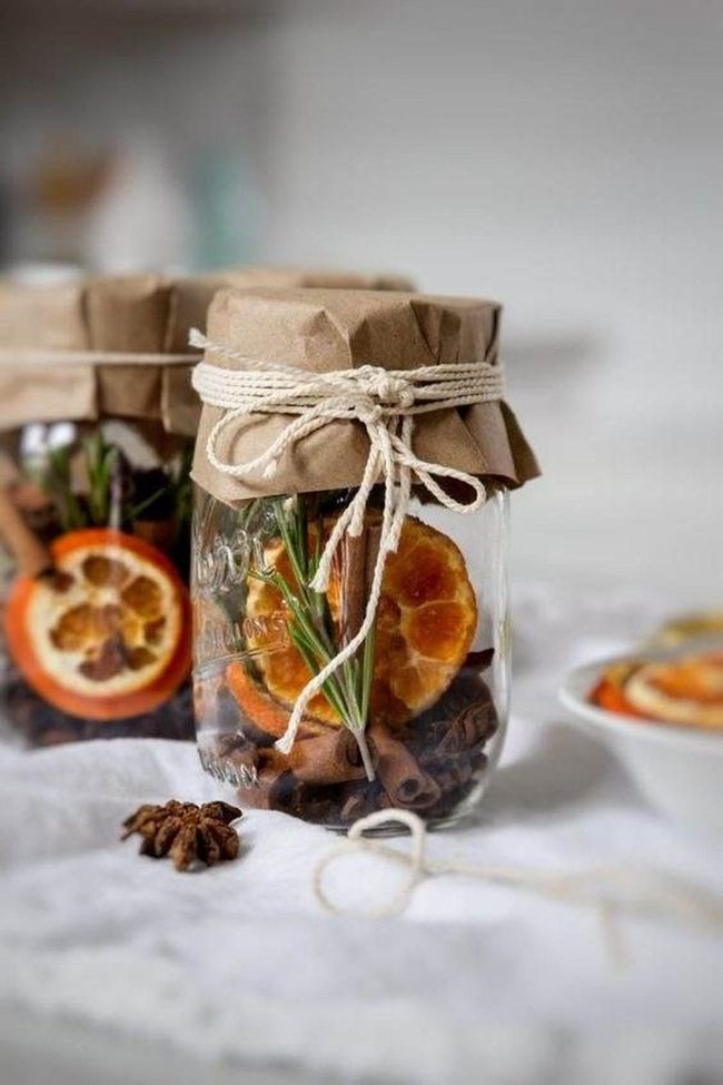 Dried Citrus Cinnamon Herb Bowls