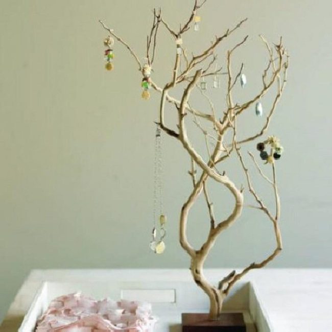 Pale Pink Fabric Meets Raw Wood