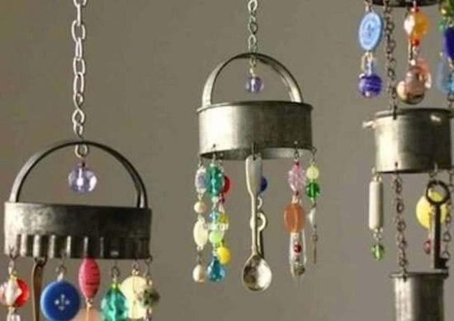 Recycled Kitchen Wind Chimes