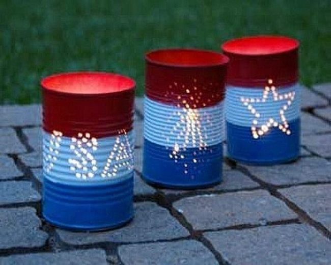 Punched Metal Candle Luminaries