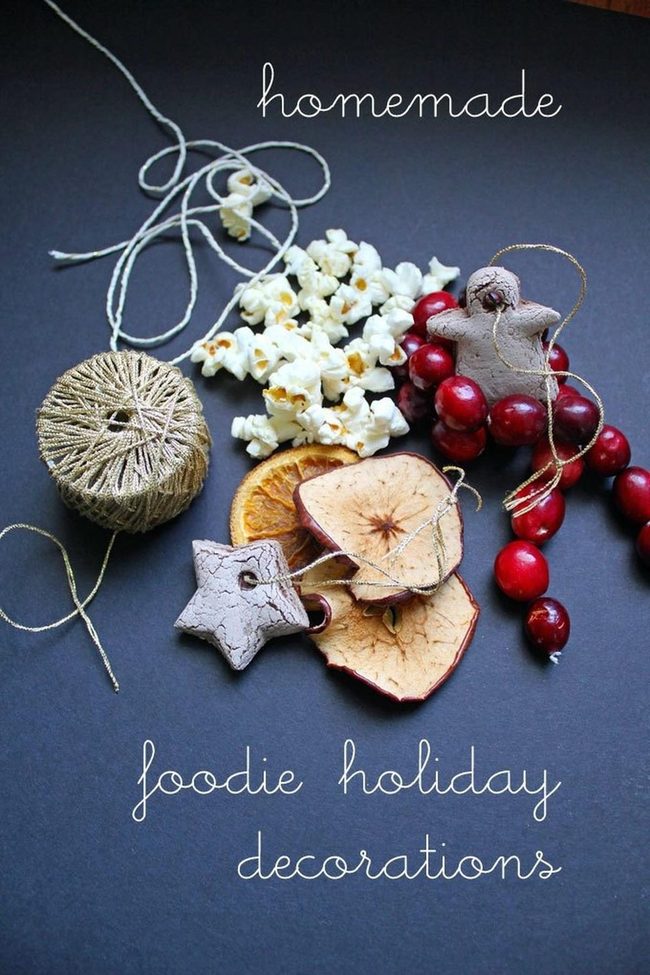 Red Cranberries With Dried Citrus Slices