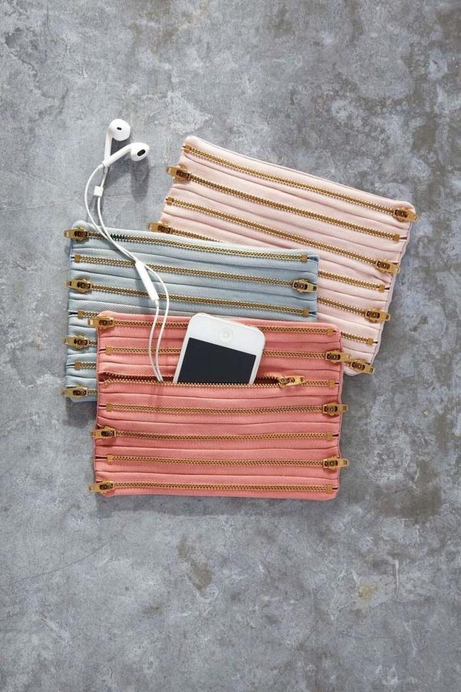 Colorful Zipper Pouches Every Size