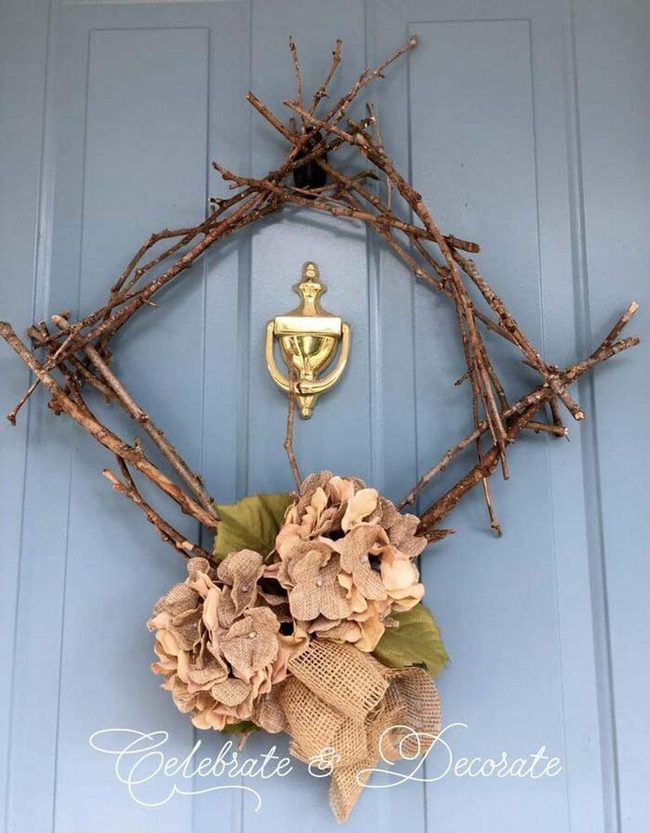 Fresh Twig Diamond Wreath