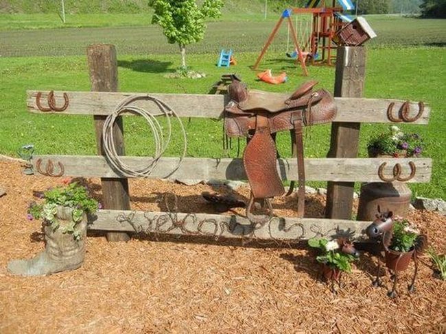 Vintage Gear Garden Borders