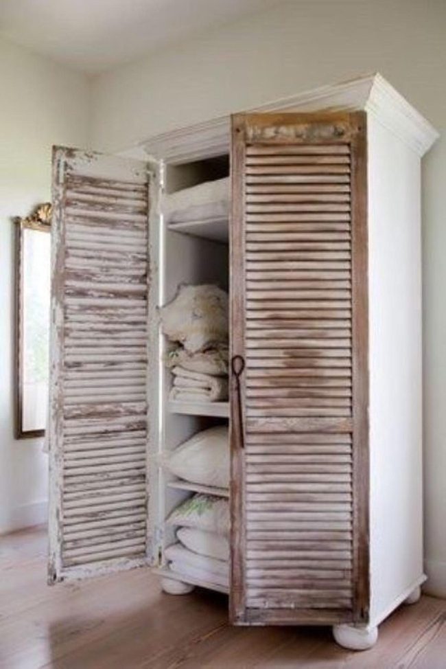 Weathered Wood Cabinets Natural Light