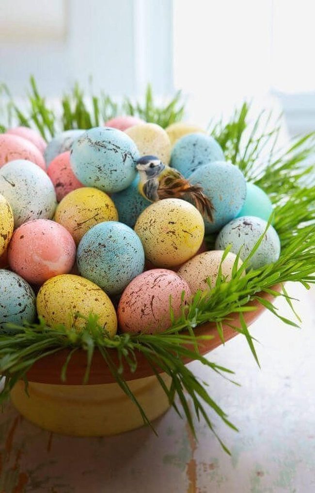 Sprouting Grass Easter Nest