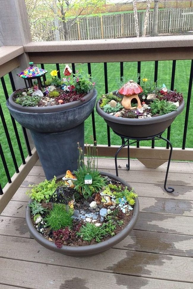 Ceramic Planters Gnome Villages