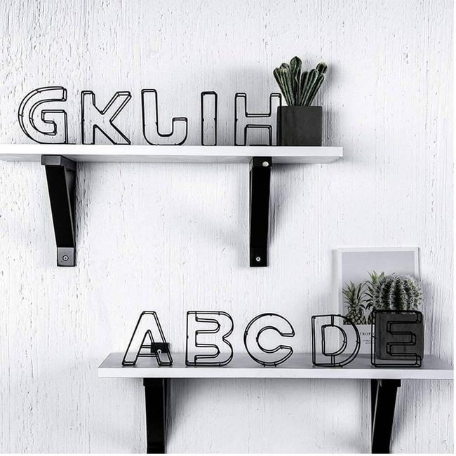 Black Metal Letters, Industrial Edge
