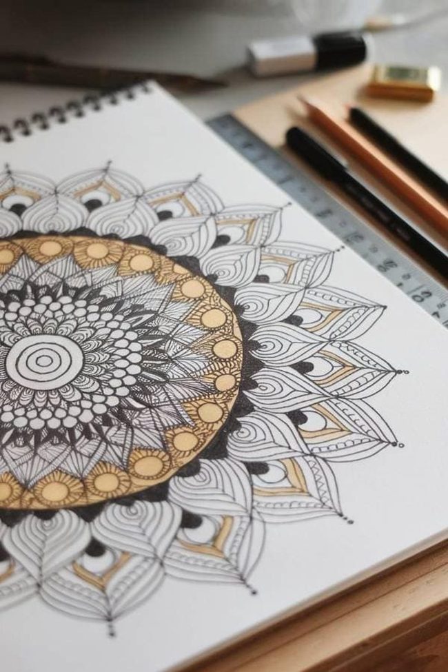 Intricate Symmetrical Mandala Patterns