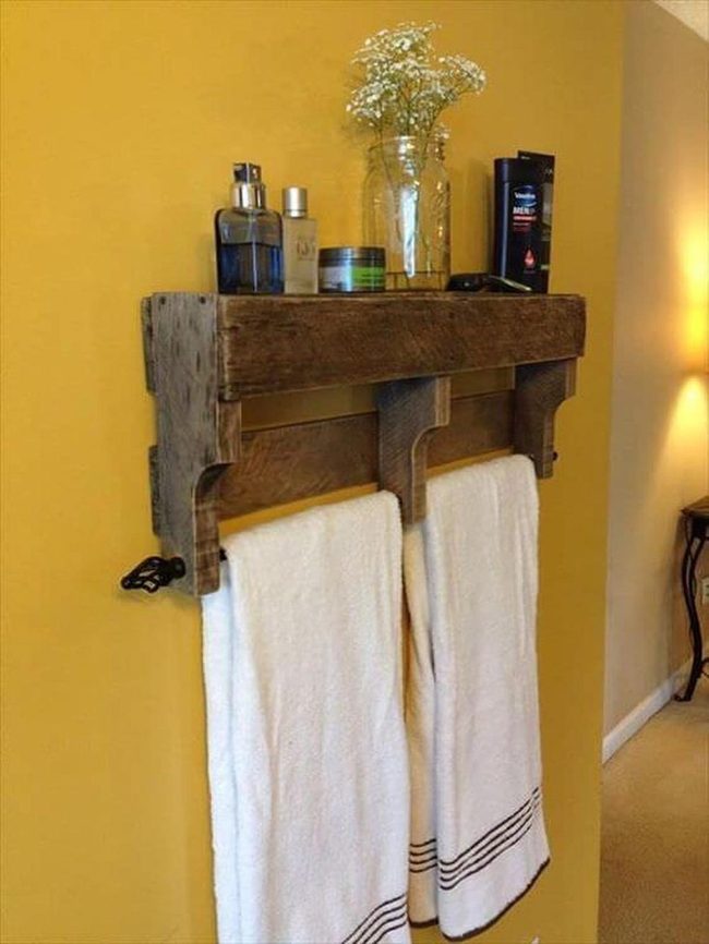 Warm Wood Shelf Storage