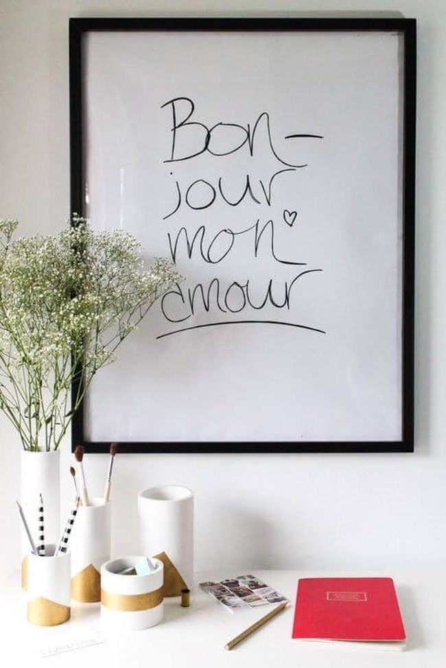 Handwritten Art With Minimalist Flowers