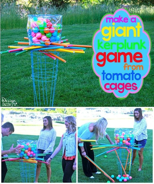 Pool Noodle Backyard Kerplunk