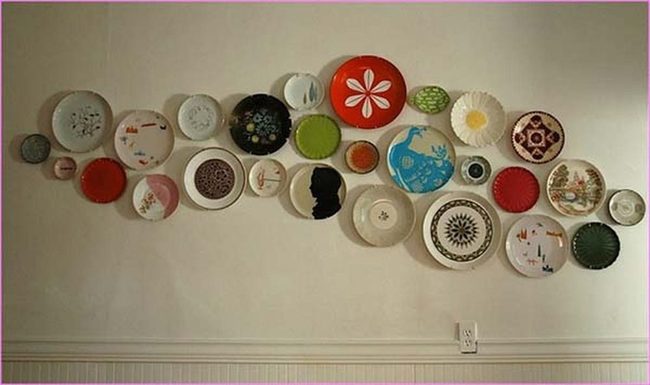 Colorful Plates Wall Gallery