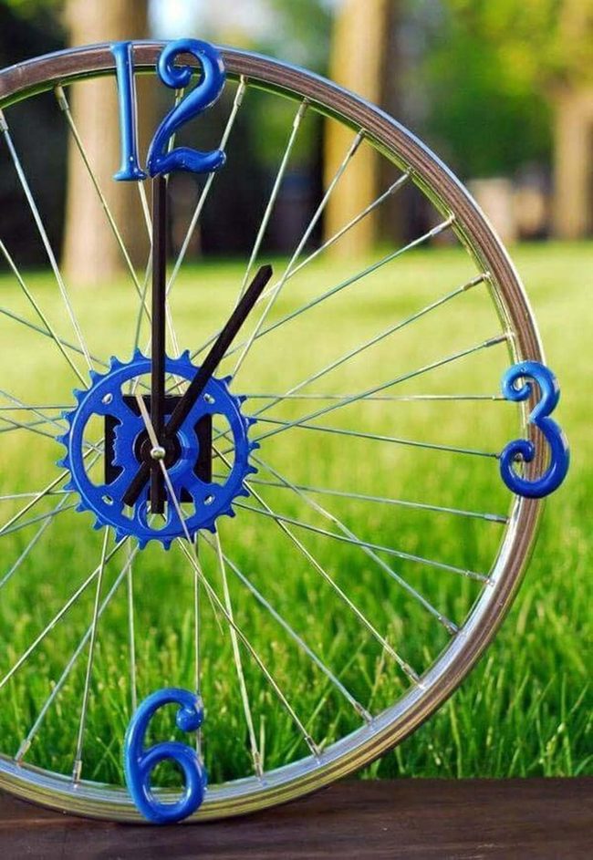 Vintage Wheel Timepiece Art