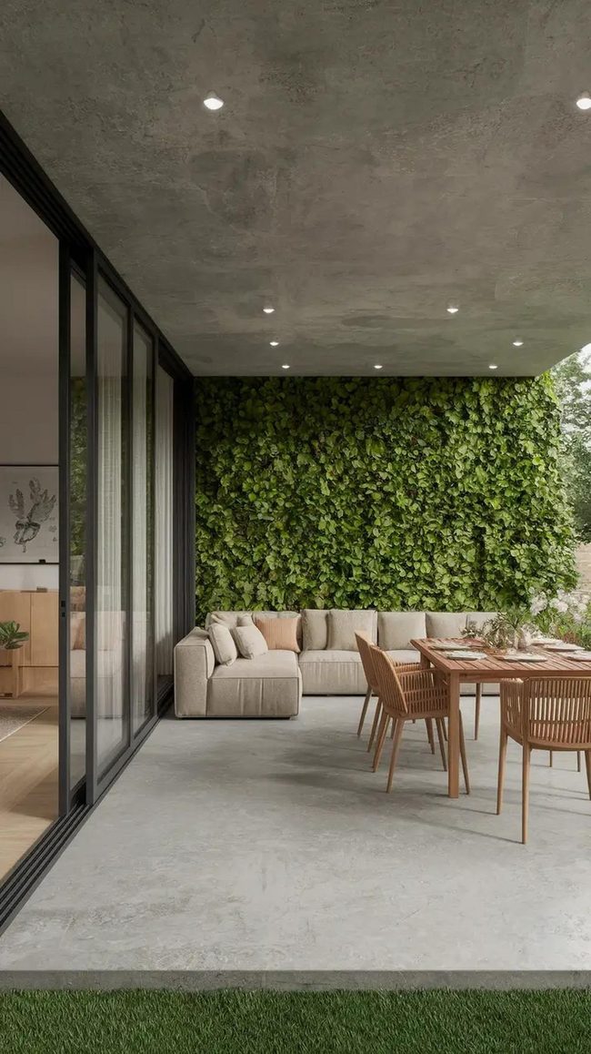 Gray Concrete Bridges Indoor Outdoor Living