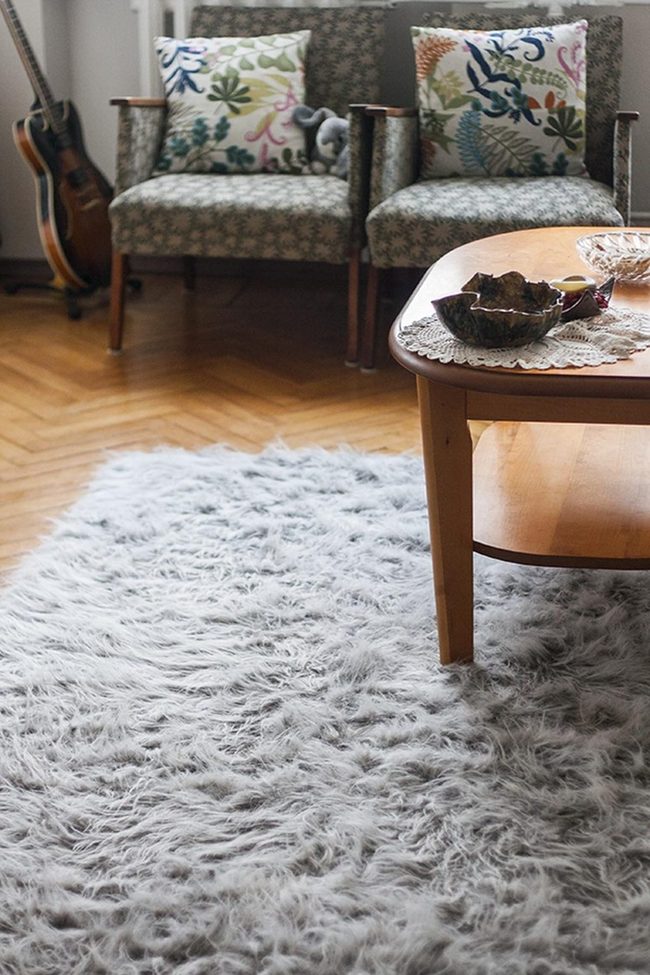 Light Wood Floors Meet Soft Rugs