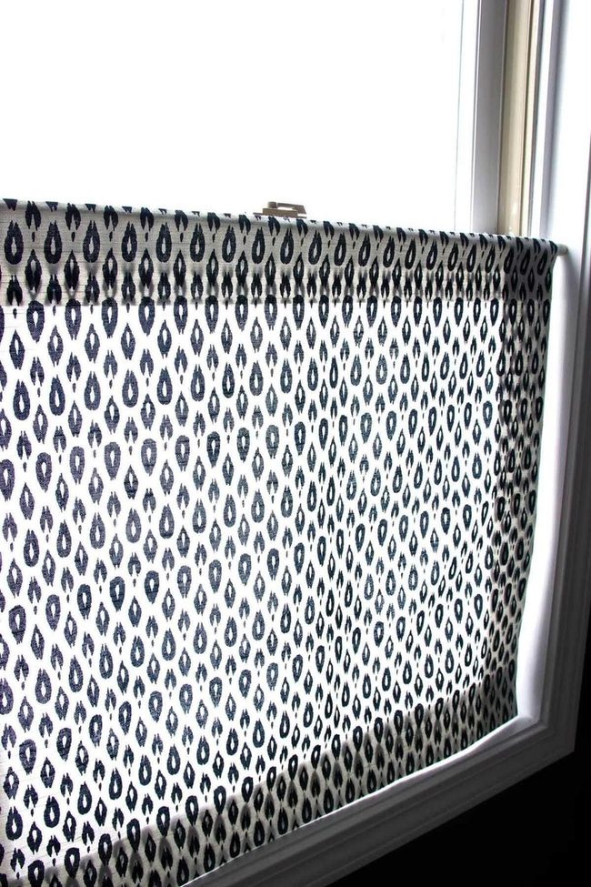 Fabric Drape Bathroom Privacy