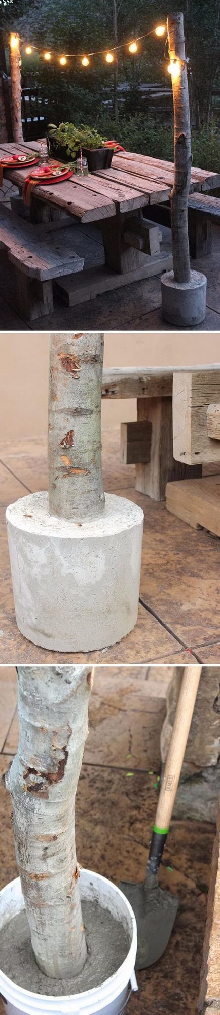 Concrete Tree Stand For Gardens
