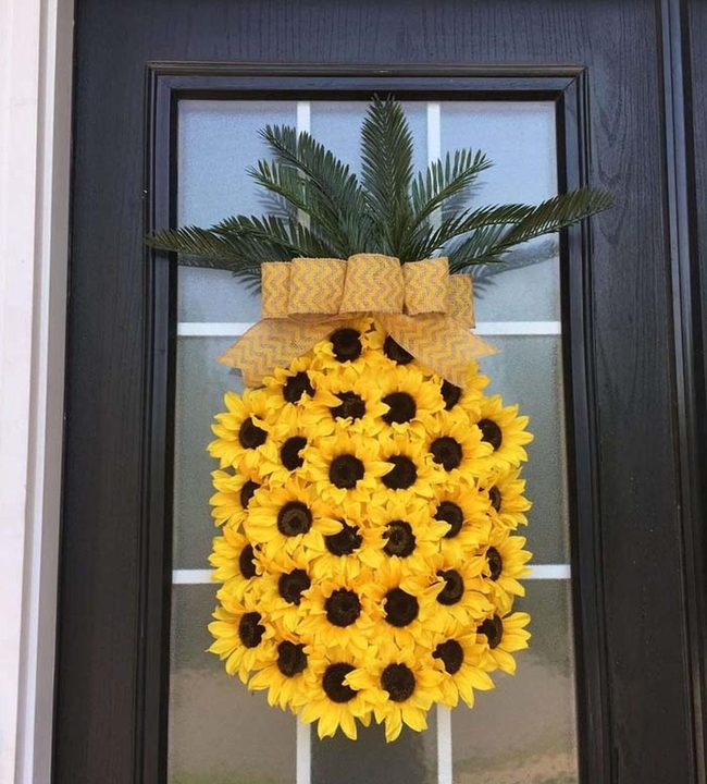 Sunflower Pineapple Yellow Burst