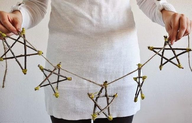 Handmade Branch Stars For Walls