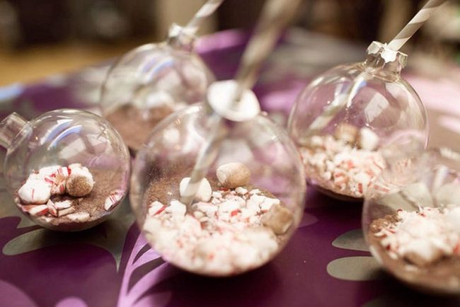 Peppermint Candy Glass Globes