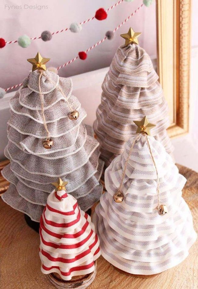 Ribbon-Wrapped Cone Trees