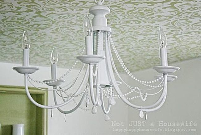 Beaded Chandelier Overhead Statement