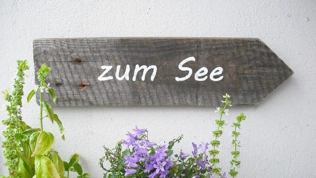 Weathered Wood Directional Marker