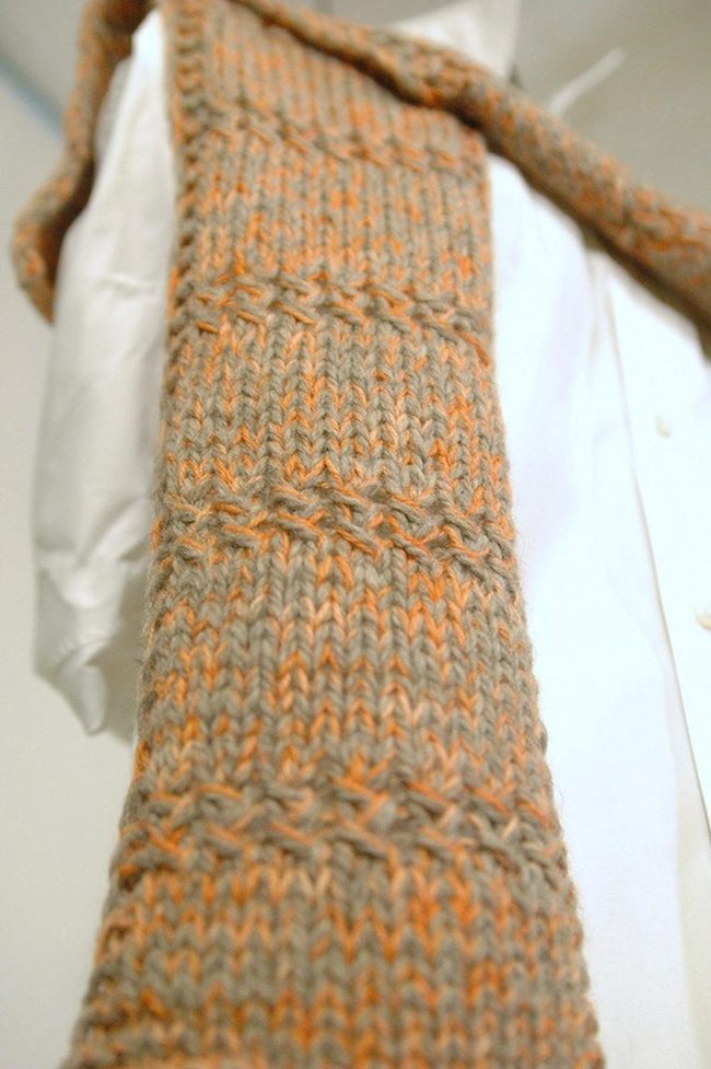 Thick Knit Autumn Scarves