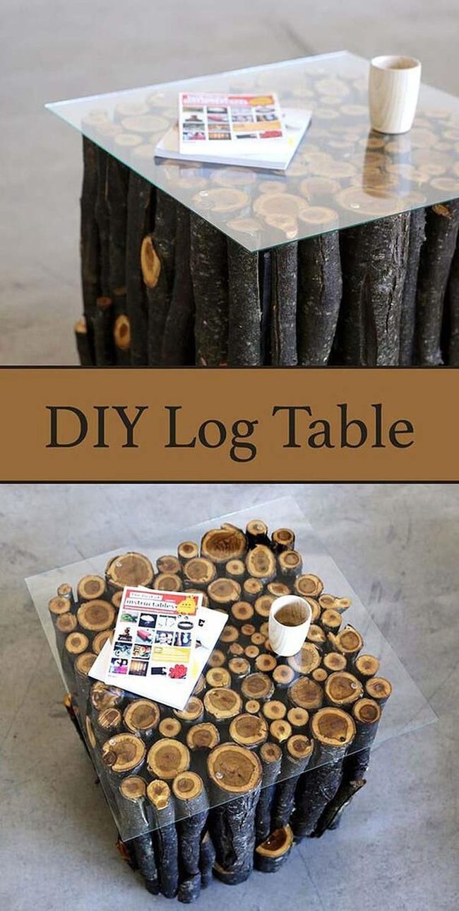 Natural Wood Grain Table